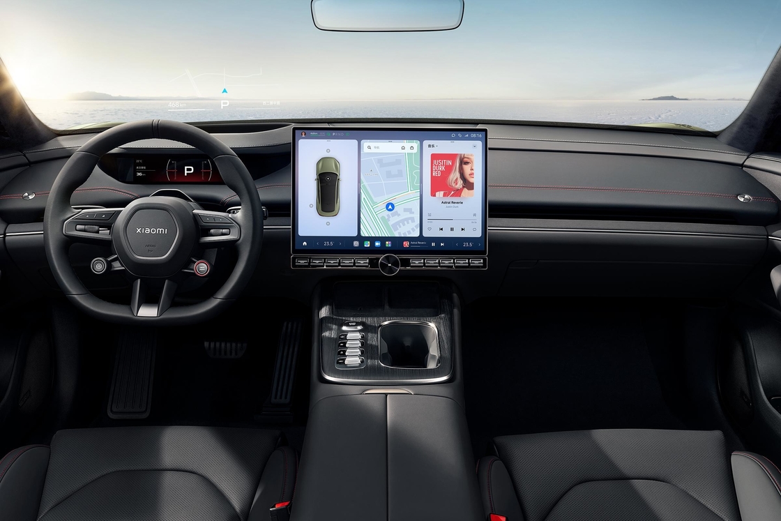 سيارة كهربائية Xiaomi SU7 Sedan AWD EV 800km 101kWh PS 495kw/838nm R19 محرك رباعي Max LHD سيارة كهربائية متطورة