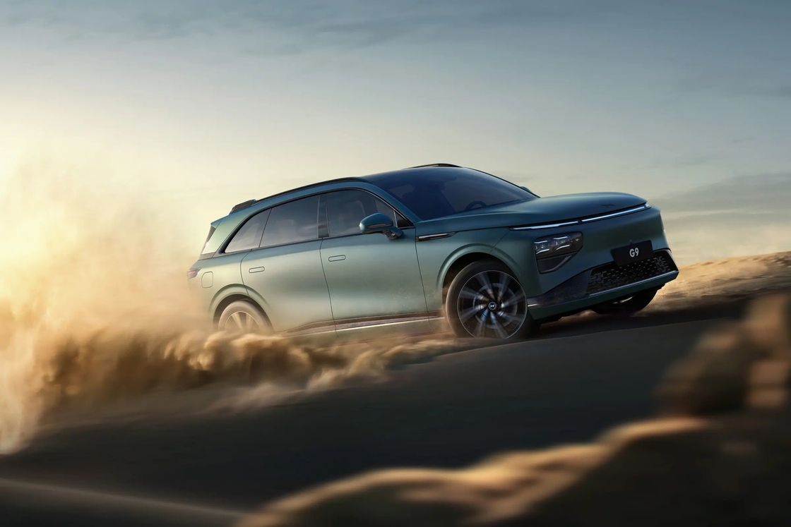 Xpeng G9 SUV كهربائية نقية متوسطة إلى كبيرة 5 أبواب 5 مقاعد الكهربائية كروس اوفر Xiaopeng سيارة كهربائية