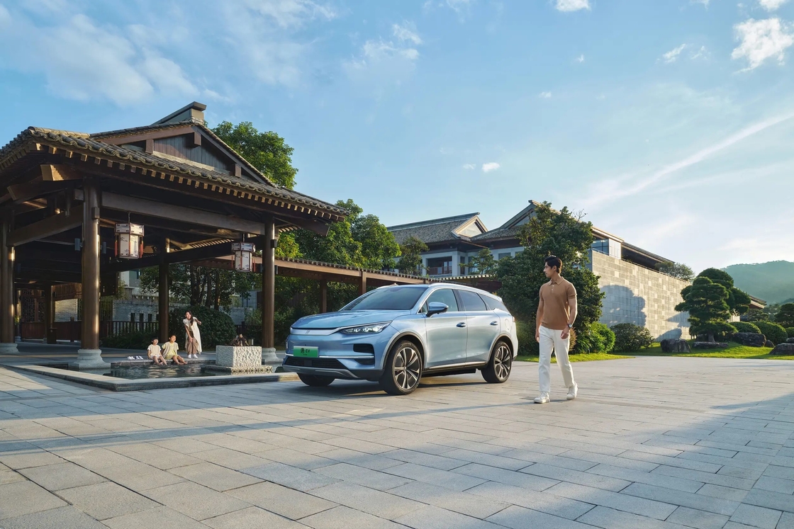 4WD الطاقة الجديدة BYD EV سيارة 112 كيلومتر نوع حصري العلامة التجارية Byd Tang DM-I