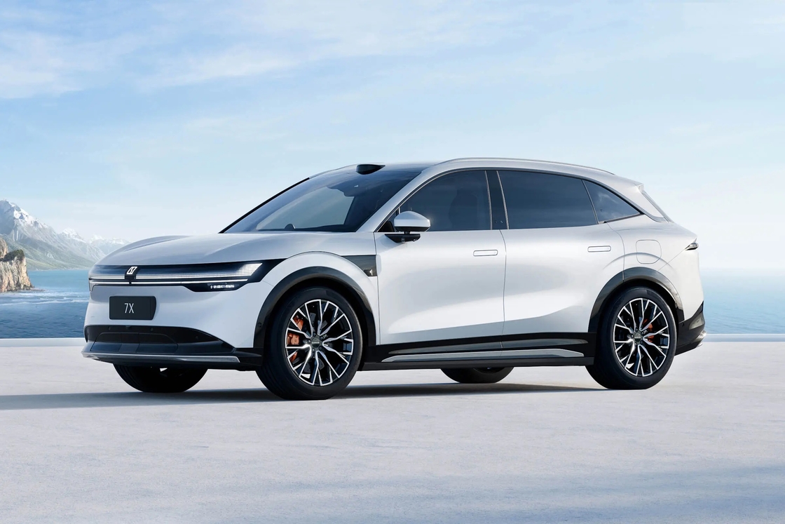 زيكر 7x 2024 2025 4WD SUV الكهربائي النقي الطويل المدى 210km/h السرعة العالية LHD النموذج الجديد زيكر 7X سيارة الطاقة الجديدة