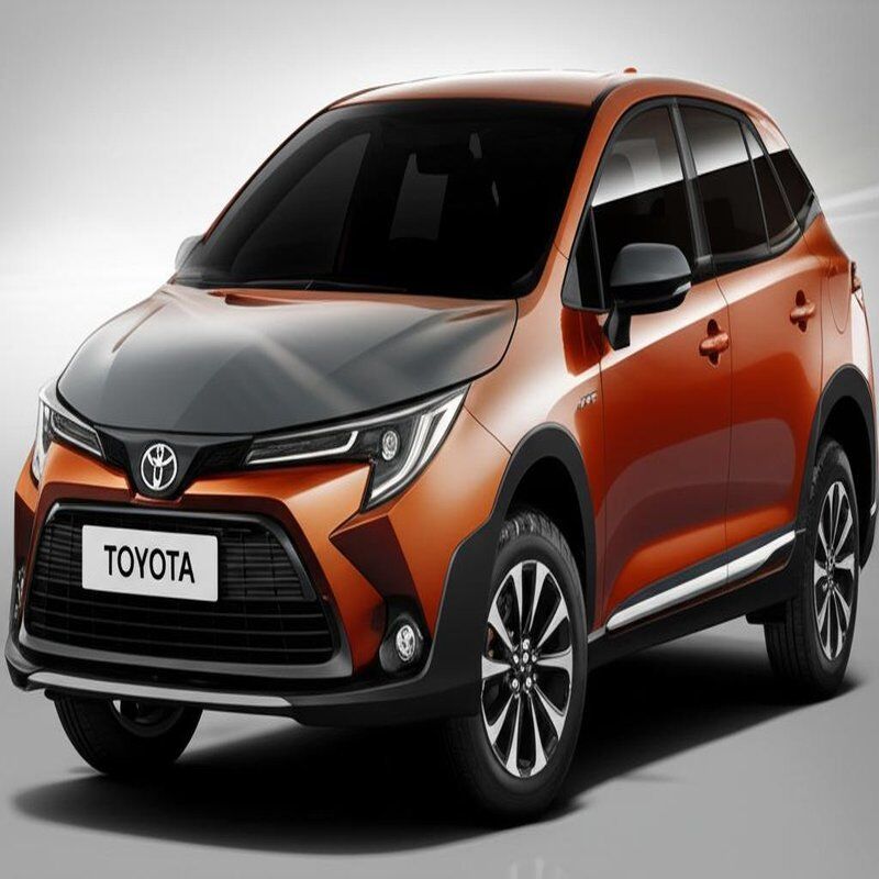 سيارة تويوتا متعددة الألوان بسعة 1000-1600 سي سي و سعة خزان الوقود 50-80 لتر